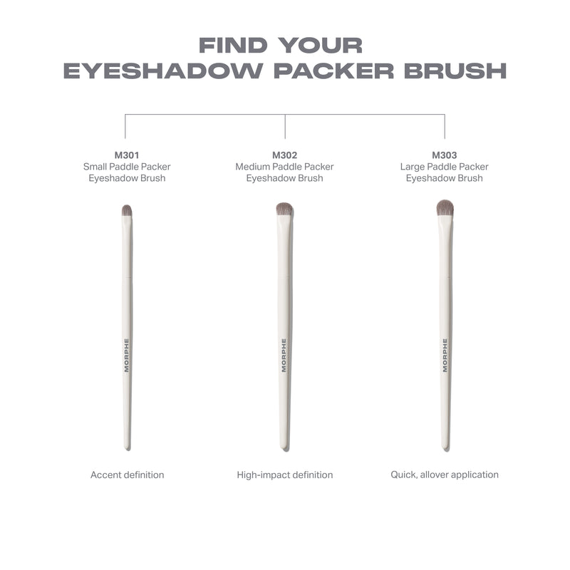 M301 Small Paddle Packer Eyeshadow Brush - Image 5 out of 5