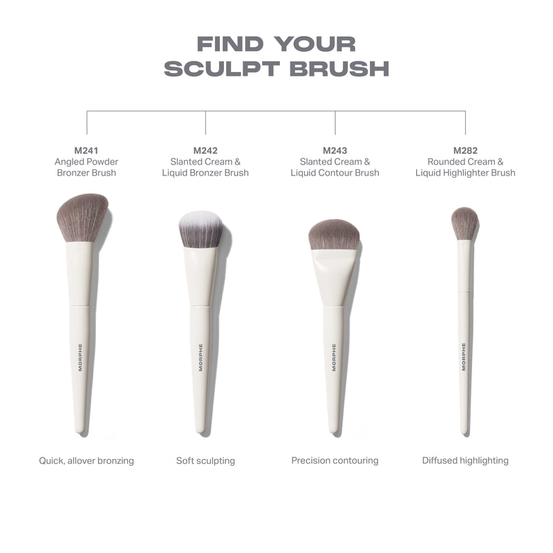 M243 Slanted Cream & Liquid Contour Brush - Image 5 out of 5