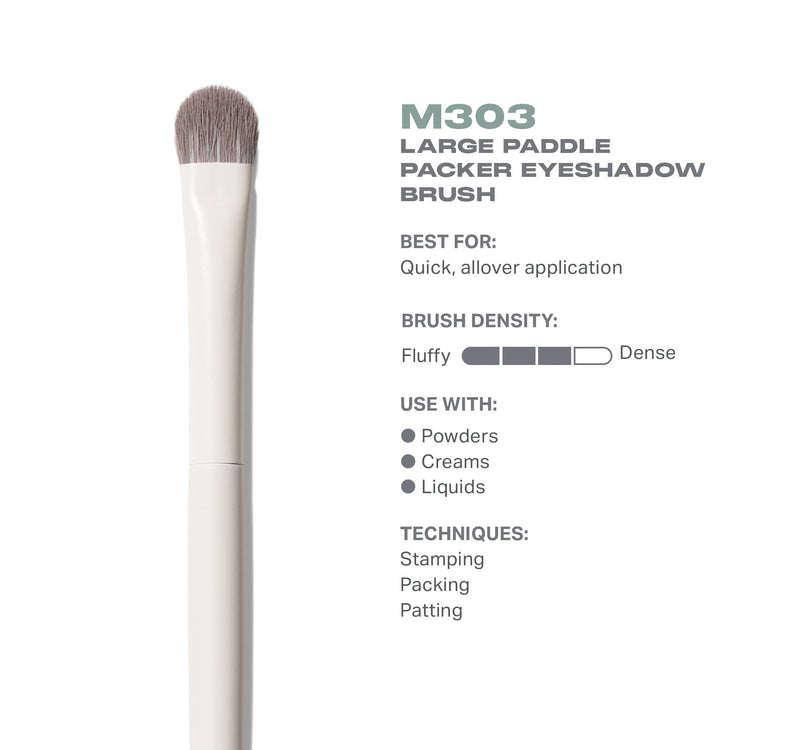 M303 Large Paddle Packer Eyeshadow Brush - Image 3 out of 5