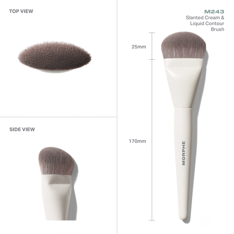 M243 Slanted Cream & Liquid Contour Brush - Image 4 out of 5