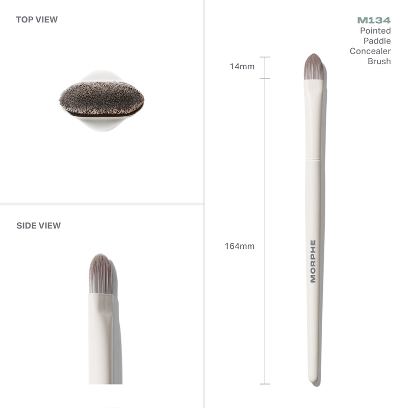 M134 Pointed Paddle Concealer Brush - Image 4 out of 5
