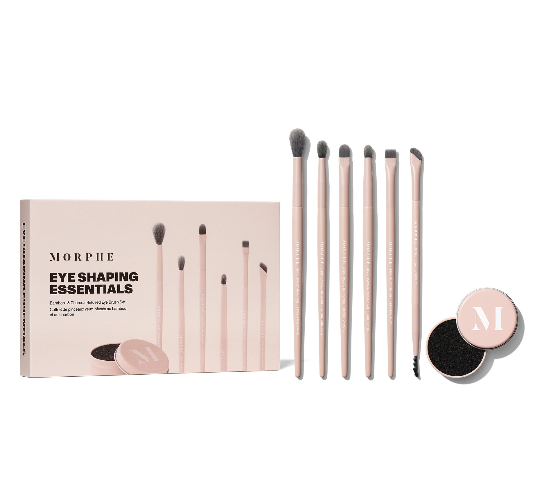 Eye Shaping Essentials Bamboo & Charcoal Infused Eye Brush Set - Image 5