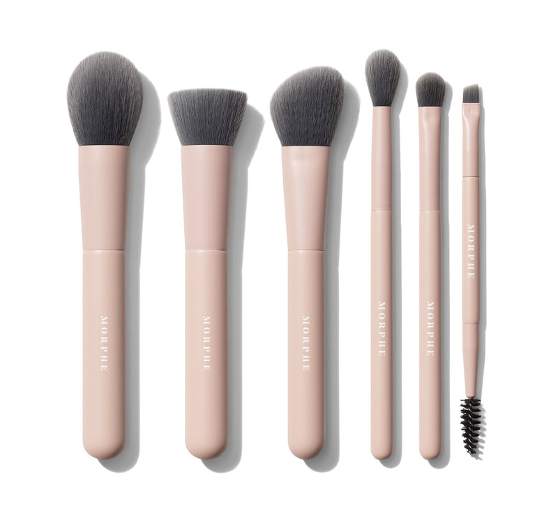Travel Shaping Essentials Bamboo & Charcoal Infused Travel Brush Set - Image 5 out of 7