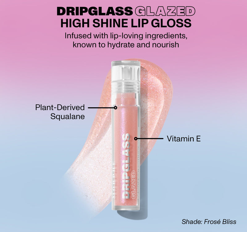 Aurascape Dripglass Glazed Highshine Pearlized Lip Gloss - Cosmic Coral - Image 4 out of 6