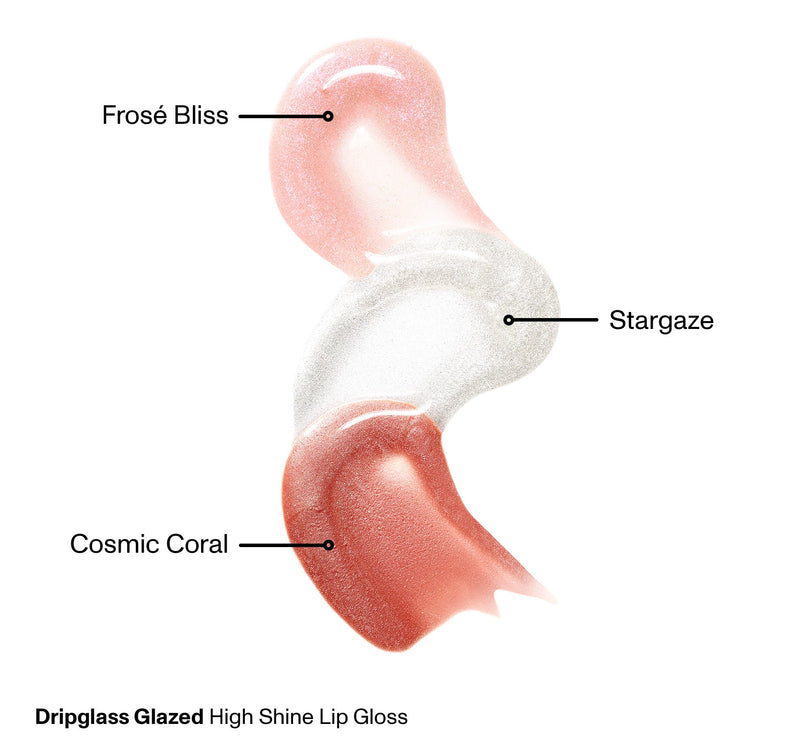 Aurascape Dripglass Glazed Highshine Pearlized Lip Gloss - Cosmic Coral - Image 3 out of 6