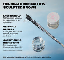 Morphe X Meredith Duxbury Brow Sculpting Wax And Brush Duo-view-5