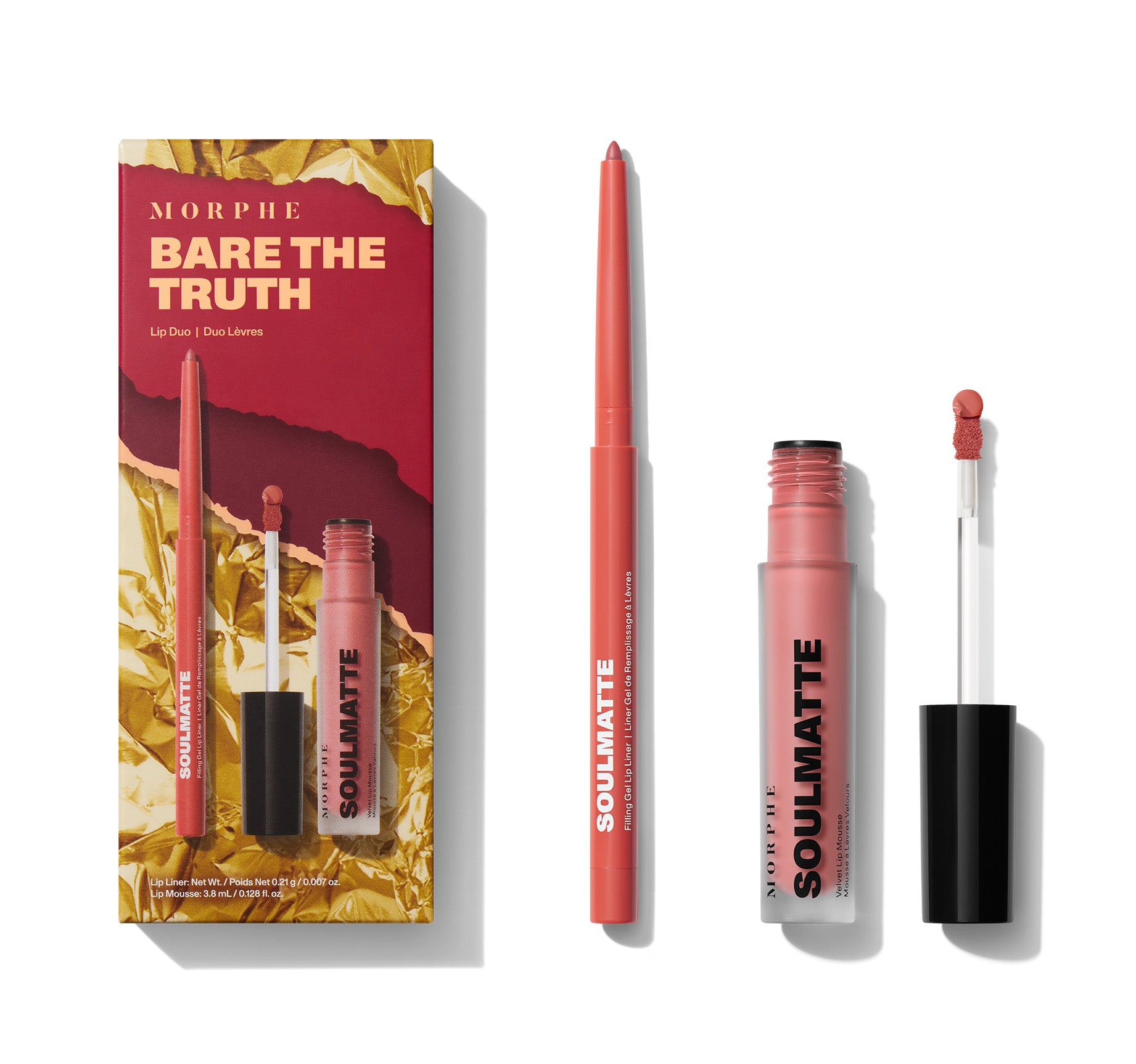 Bare The Truth Lip Duo (Pink Nude) - Image 1