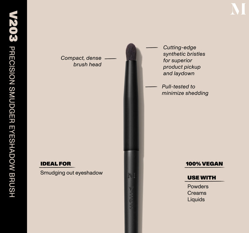 V203 Precision Smudger Eyeshadow Brush - Image 2 out of 2