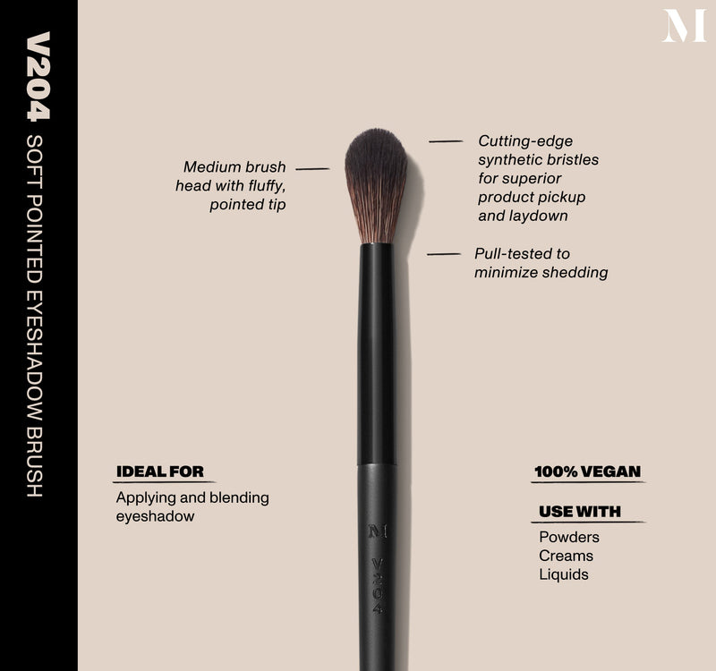 V204 Soft Pointed Eyeshadow Brush - Image 2 out of 3