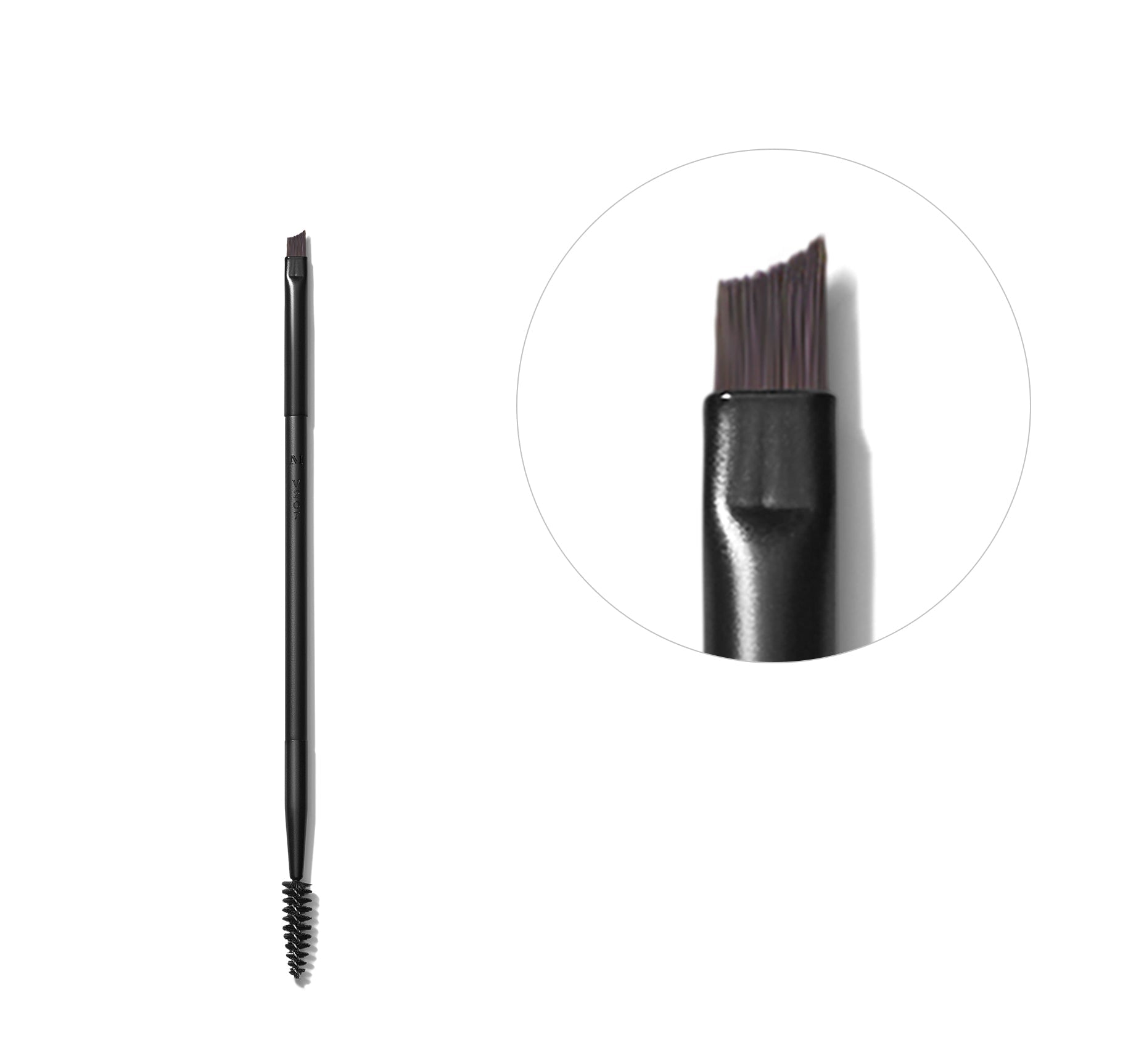 V207  Dual-Ended Dipped Liner And Brow Brush