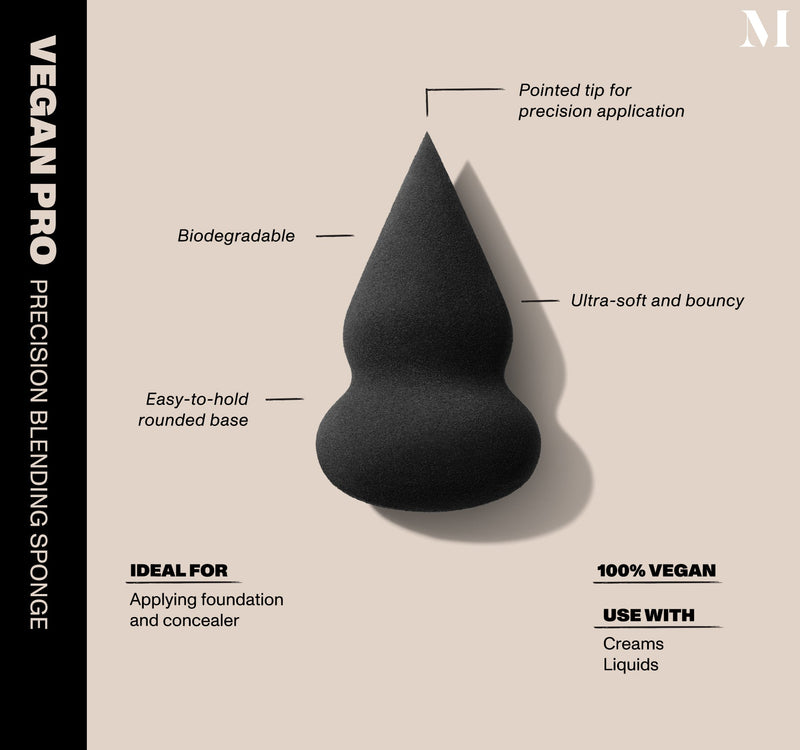 Vegan Pro Series Beauty Sponge & Powder Puff Duo - Image 4 out of 6