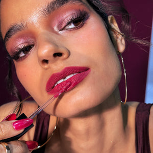 Now trending: Burnt Cranberry lips for the holiday!