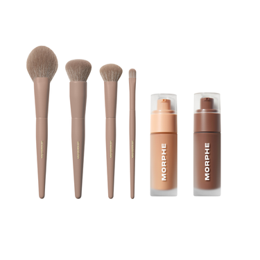 Complexion Boost & Iced Mocha Face Brush Set Bundle | Complexion Boost & Iced Mocha Face Brush Set Bundle