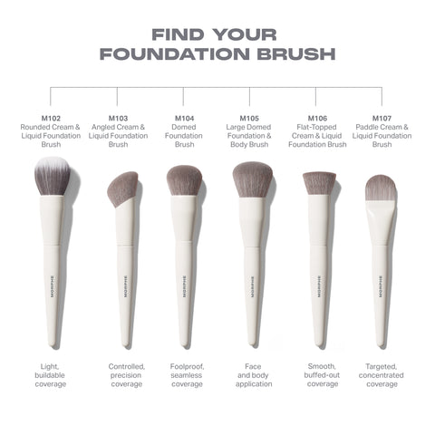 Morphe Base M106 Flat-Topped Foundation Brush – Morphe US