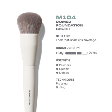 M104 Domed Foundation Brush