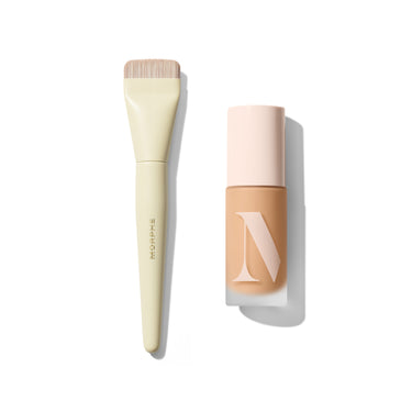 Buttery Blends M109 Spatula Foundation Brush + Lightform Extended Hydration Foundation | Buttery Blends M109 Spatula Foundation Brush + Lightform Extended Hydration Foundation