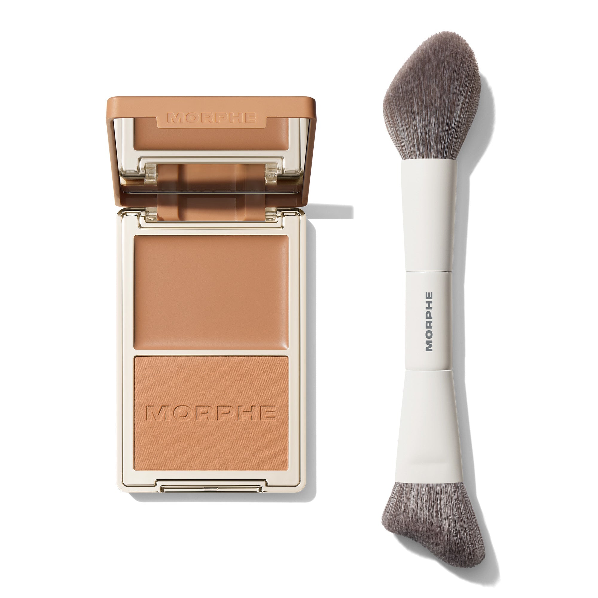 Cheek Thrills Duos + Dual-Ended Sculpt Brush – Morphe US