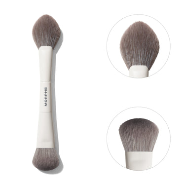 M200 DUAL-ENDED BLUSH BRUSH close up | M200 DUAL-ENDED BLUSH BRUSH | Secondary image