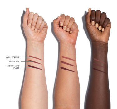 {Lush Lychee (light neutral beige pink)} Arm swatches of Morphe Oral Flirtation Color Pencil applied on models