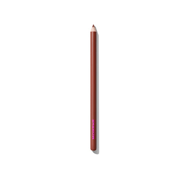{Fresh Fig (mid tone mauve)} Morphe Oral Flirtation Color Pencil open, showing formula and applicator in the Fresh Fig (mid tone mauve) shade.
