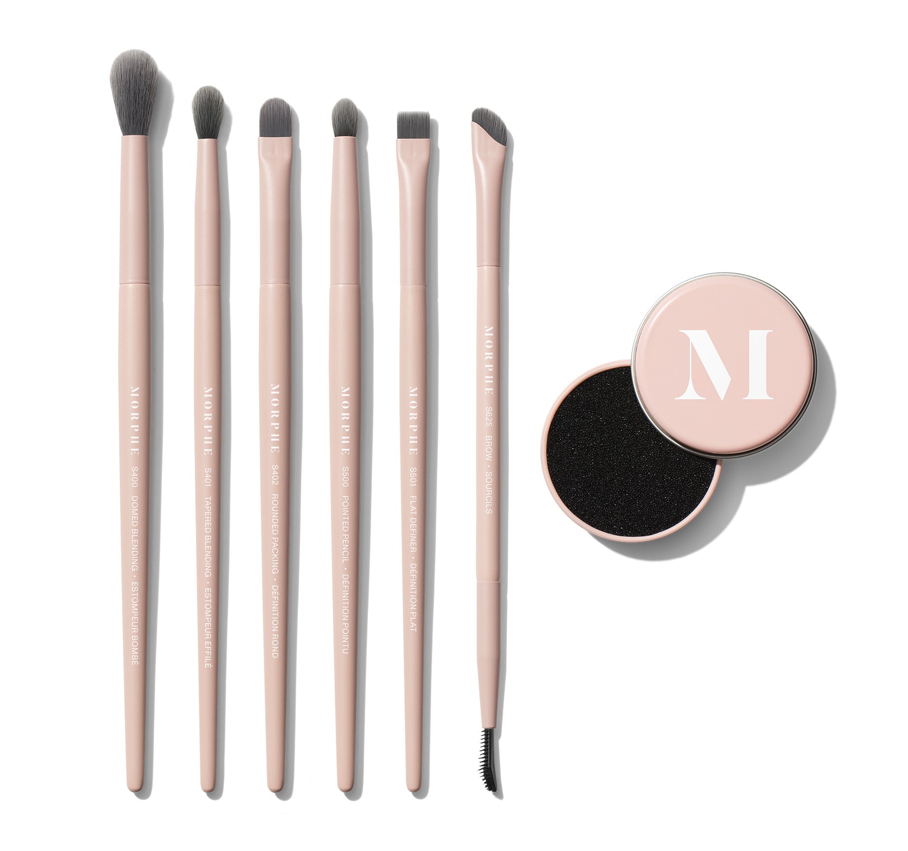 Eye Shaping Essentials Bamboo & Charcoal Infused Eye Brush Set - Image 1