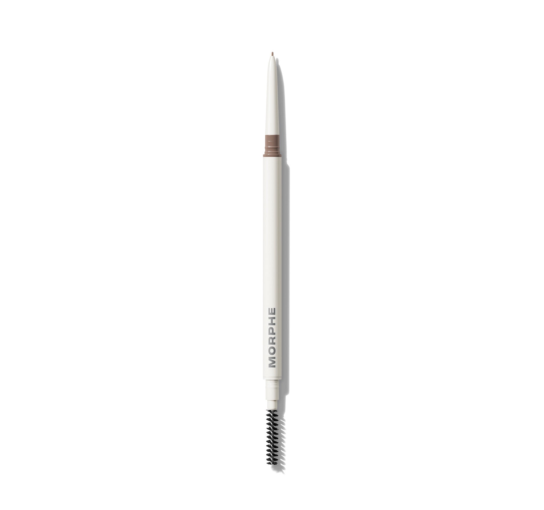 A white dual ended brow pencil