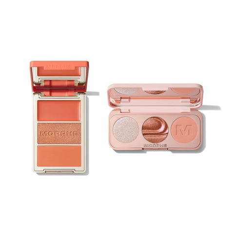MOON PEACH トータルセット Summer Loving ChromaPlus Eyeshadow Trio & Cheek Thrills Face Trio