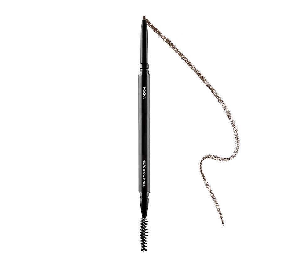 Micro Brow Dual-Ended Pencil & Spoolie - Mocha - Image 1