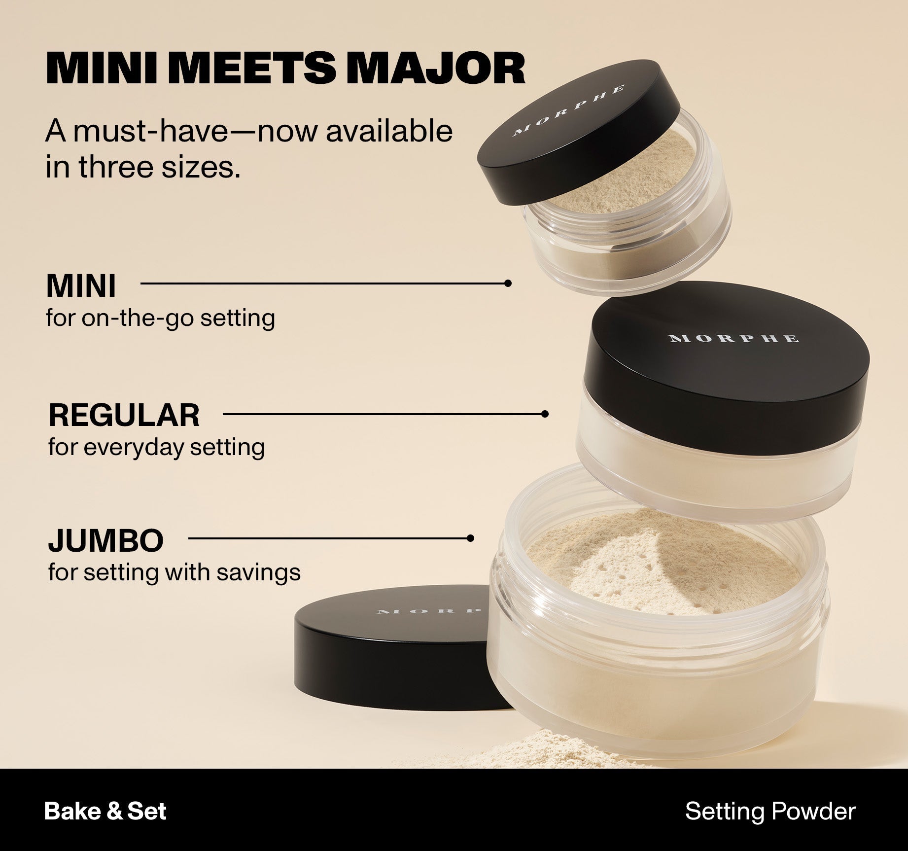 Mini Bake & Set Soft Focus Setting Powder - Translucent - Image 4