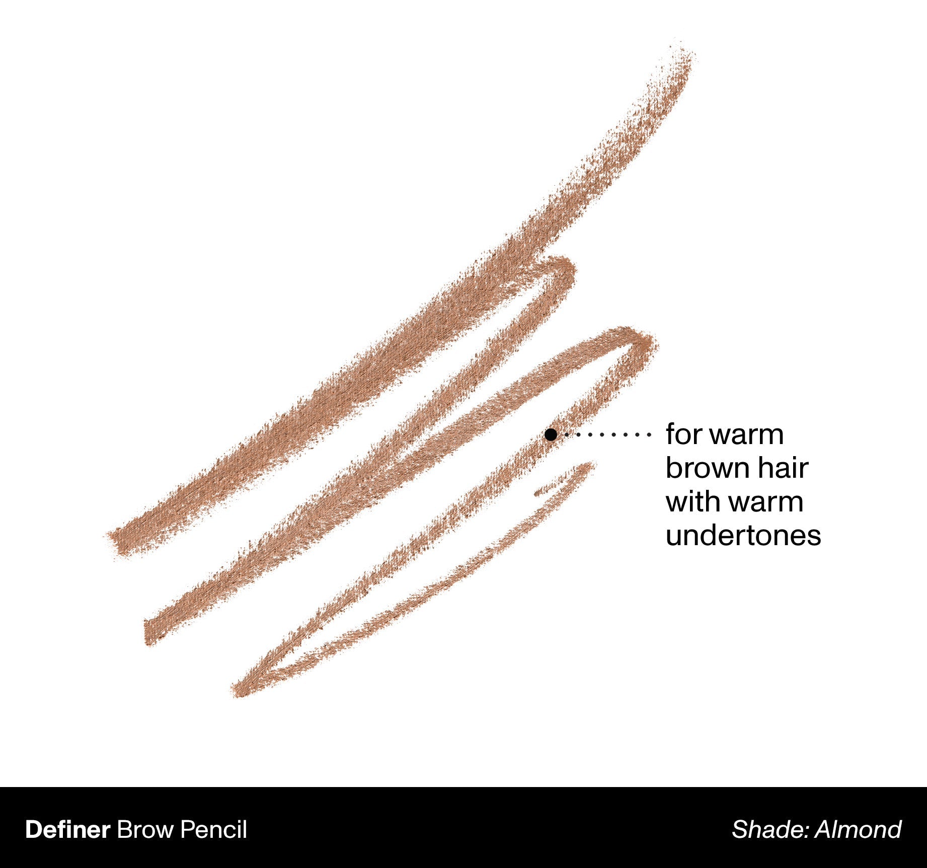 Definer Dual-Ended Brow Pencil & Spoolie - Almond - Image 2