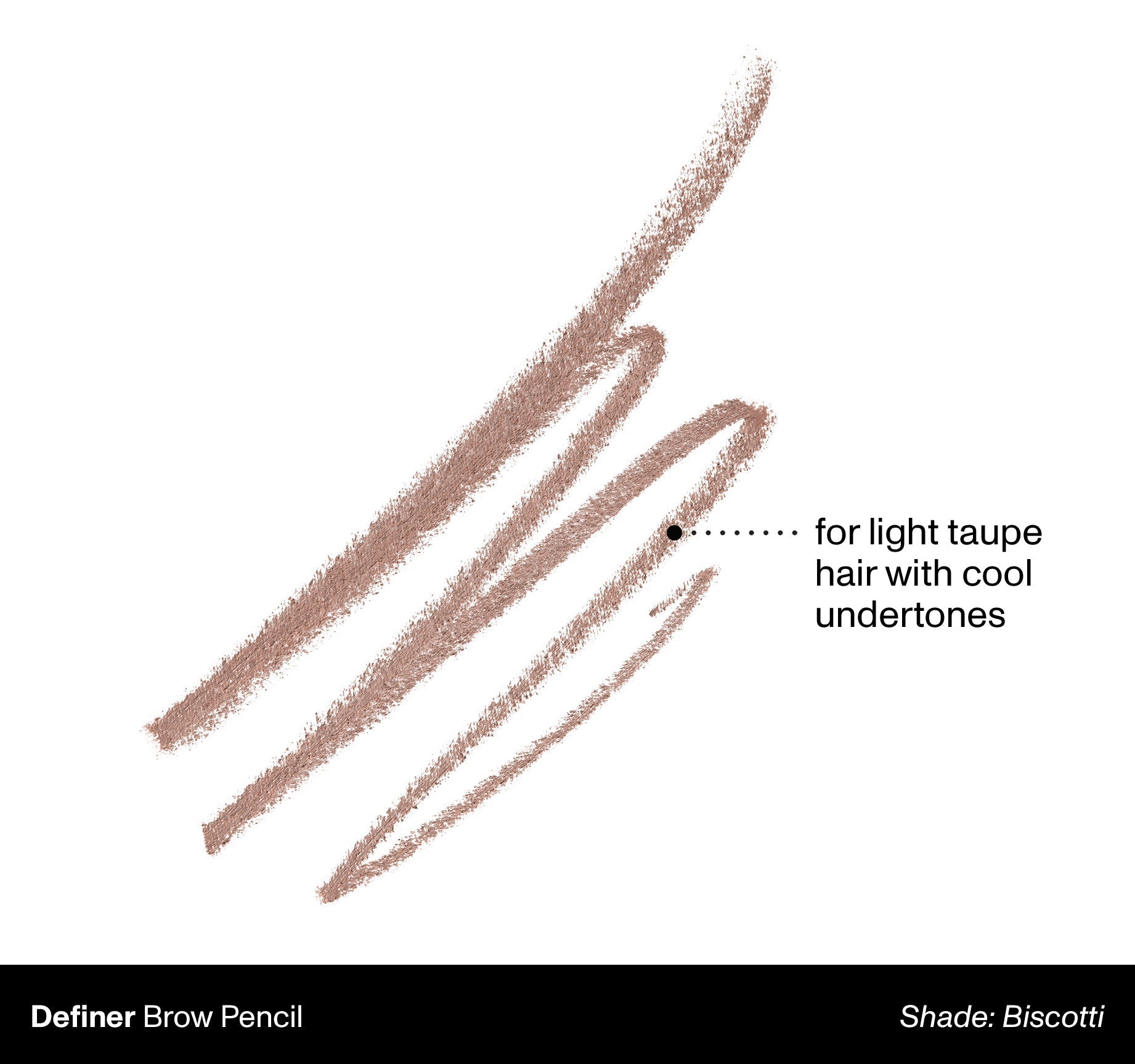 Definer Dual-Ended Brow Pencil & Spoolie - Biscotti - Image 2