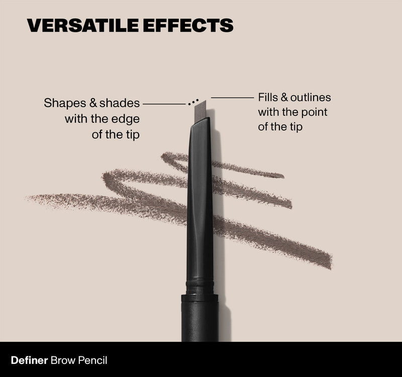 Morphe, Definer Dual-Ended Brow Pencil & Spoolie | Java