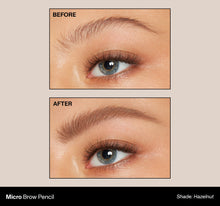 Micro Brow Pencil shade: Hazelnut | Before & After-view-6