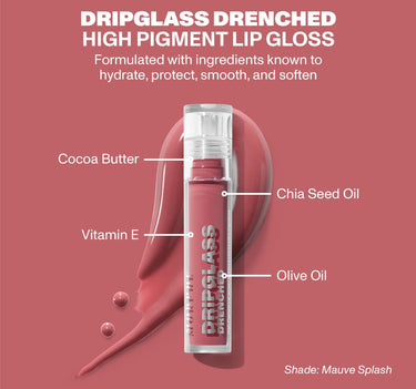 Dripglass Drenched High Pigment Lip Gloss - Wet Peach {Wet Peach}