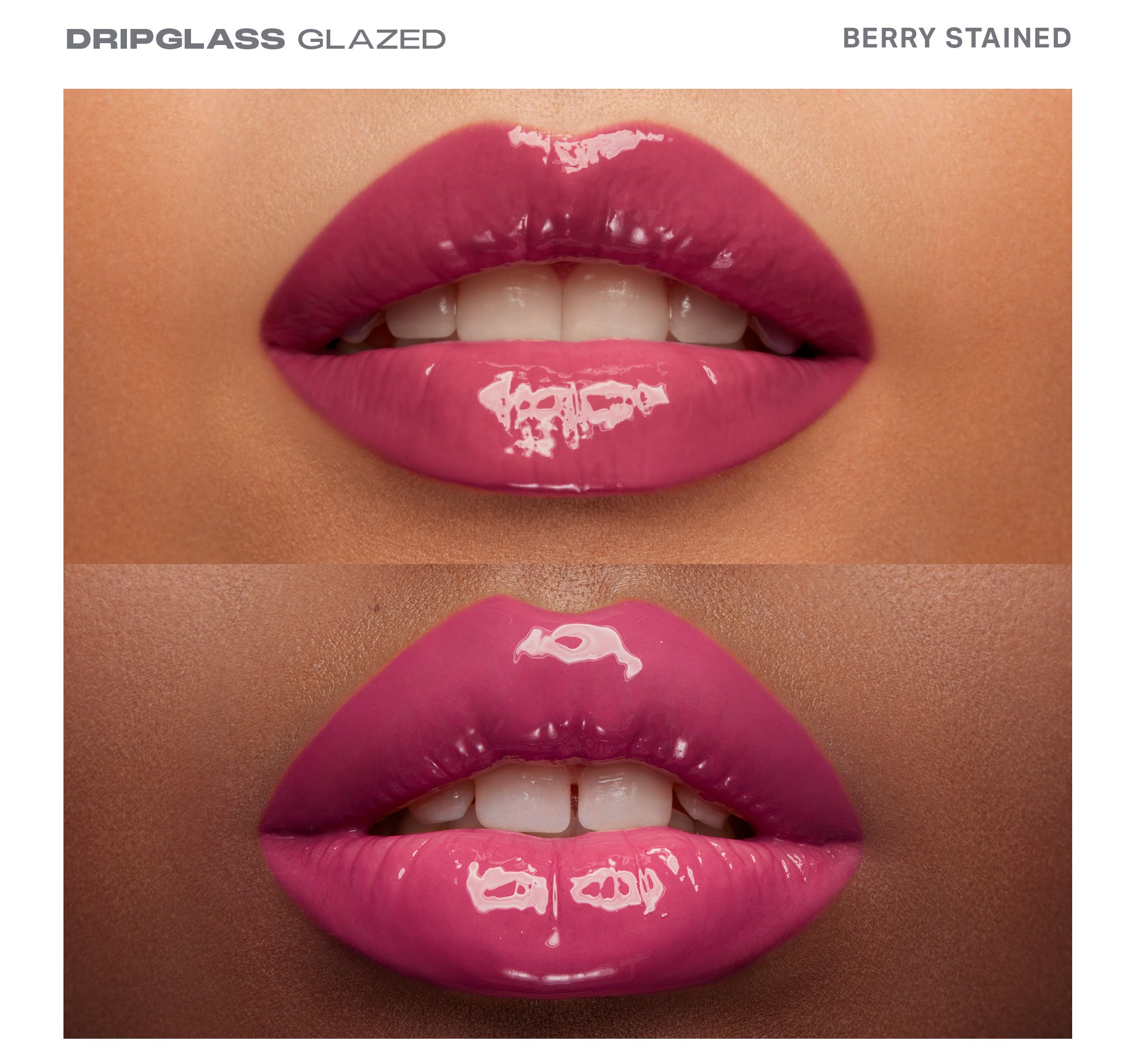 Dripglass Glazed High Shine Lip Gloss - Berry Stained - Image 3