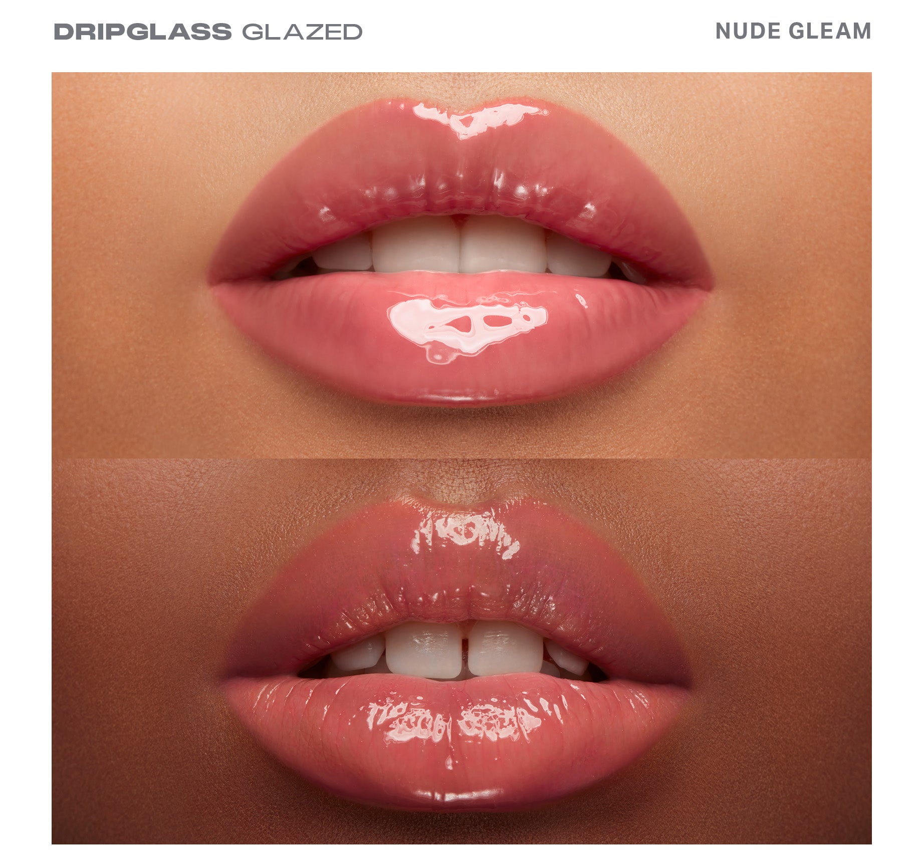 Dripglass Glazed High Shine Lip Gloss - Nude Gleam - Image 3