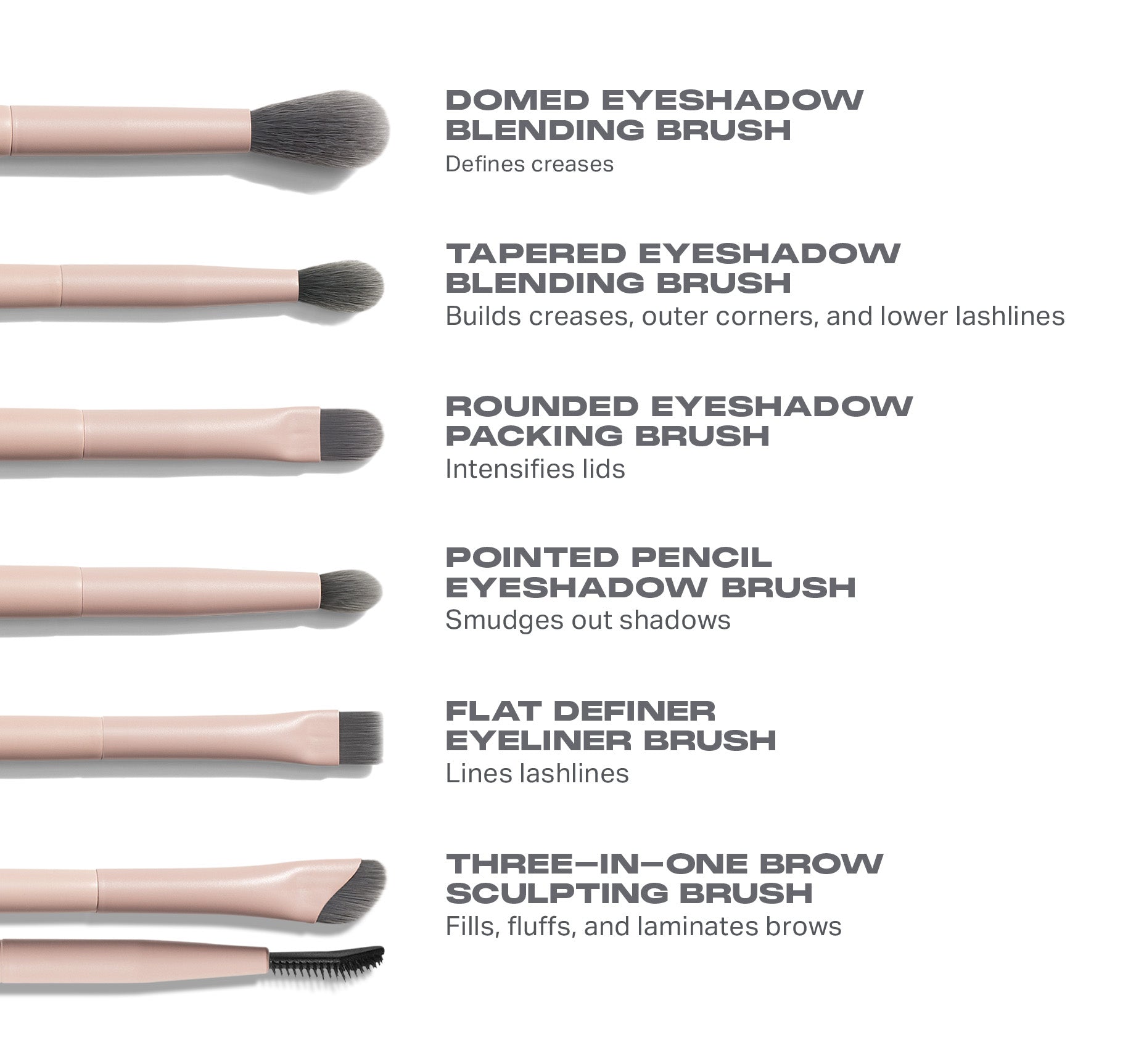 Eye Shaping Essentials Bamboo & Charcoal Infused Eye Brush Set - Image 2