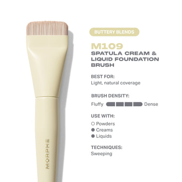 Buttery Blends M109 Spatula Foundation Brush | Buttery Blends M109 Spatula Foundation Brush | Secondary image