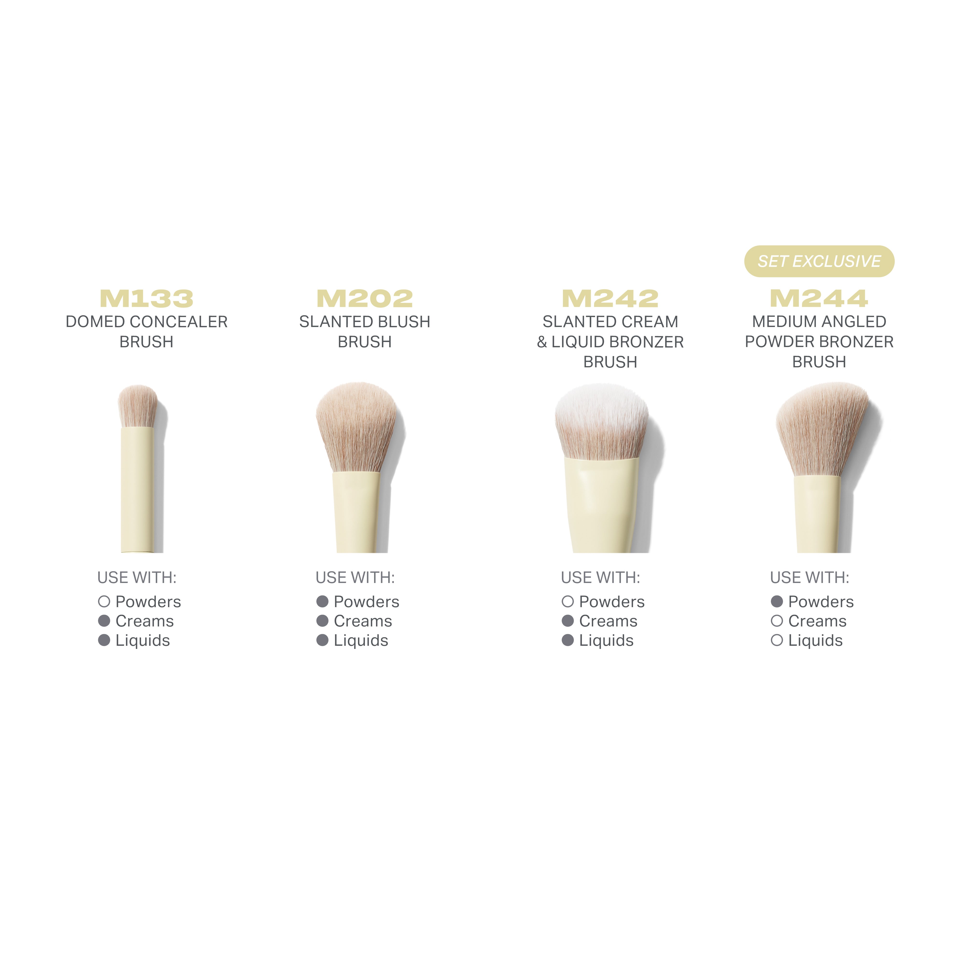 Buttery Blends 4-Piece Face Brush Set – Morphe US