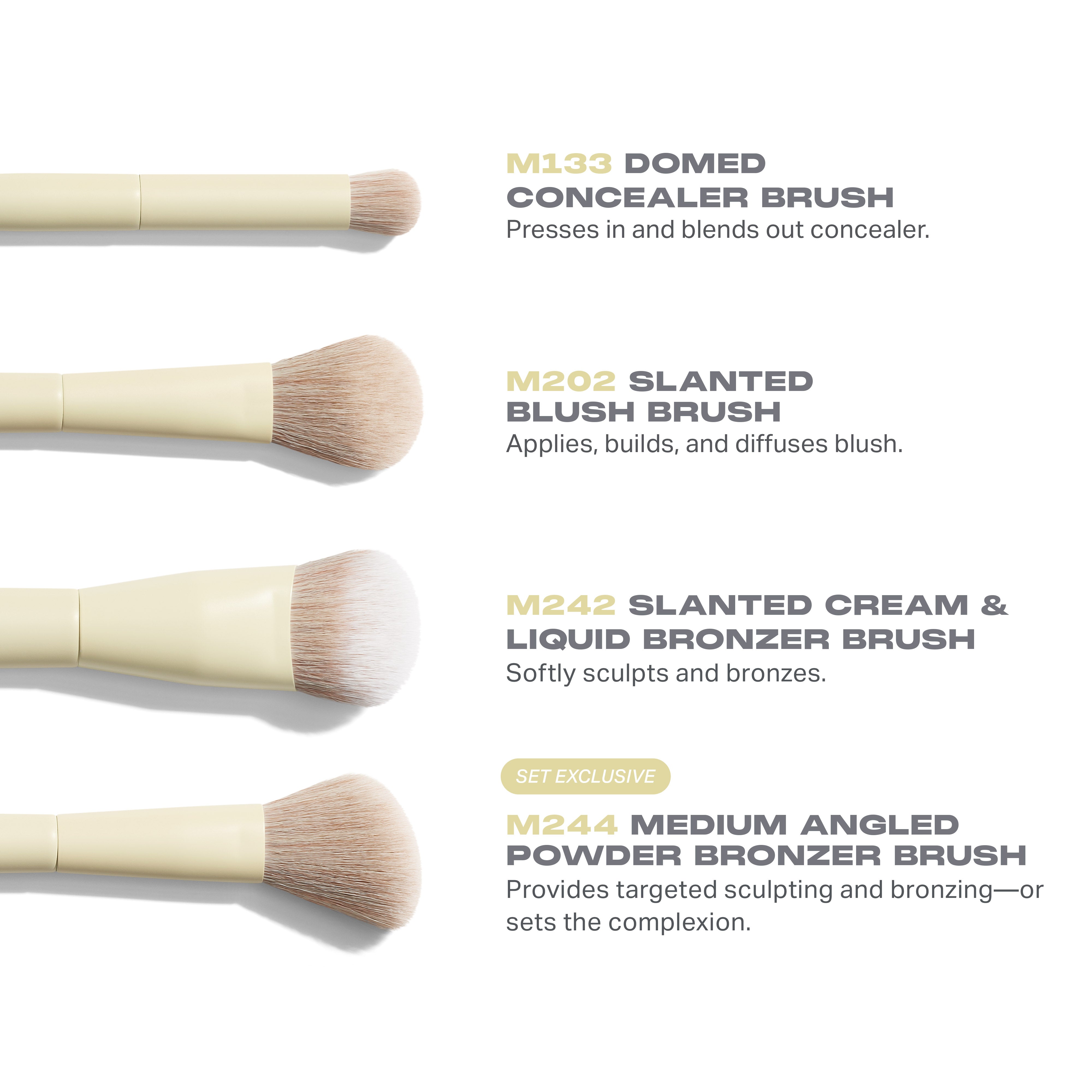 Buttery Blends 4-Piece Face Brush Set – Morphe US