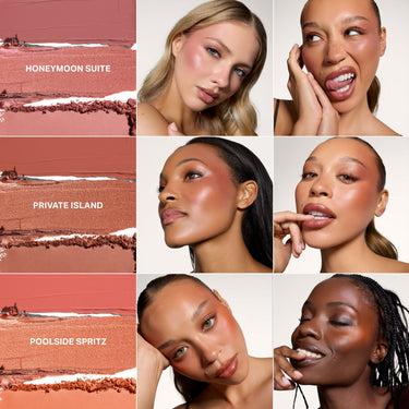 {Honeymoon Suite}
{Private Island}
{Poolside Spritz}

Smears & onfigs