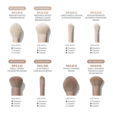Custom Blends Brush Collection Gift Set