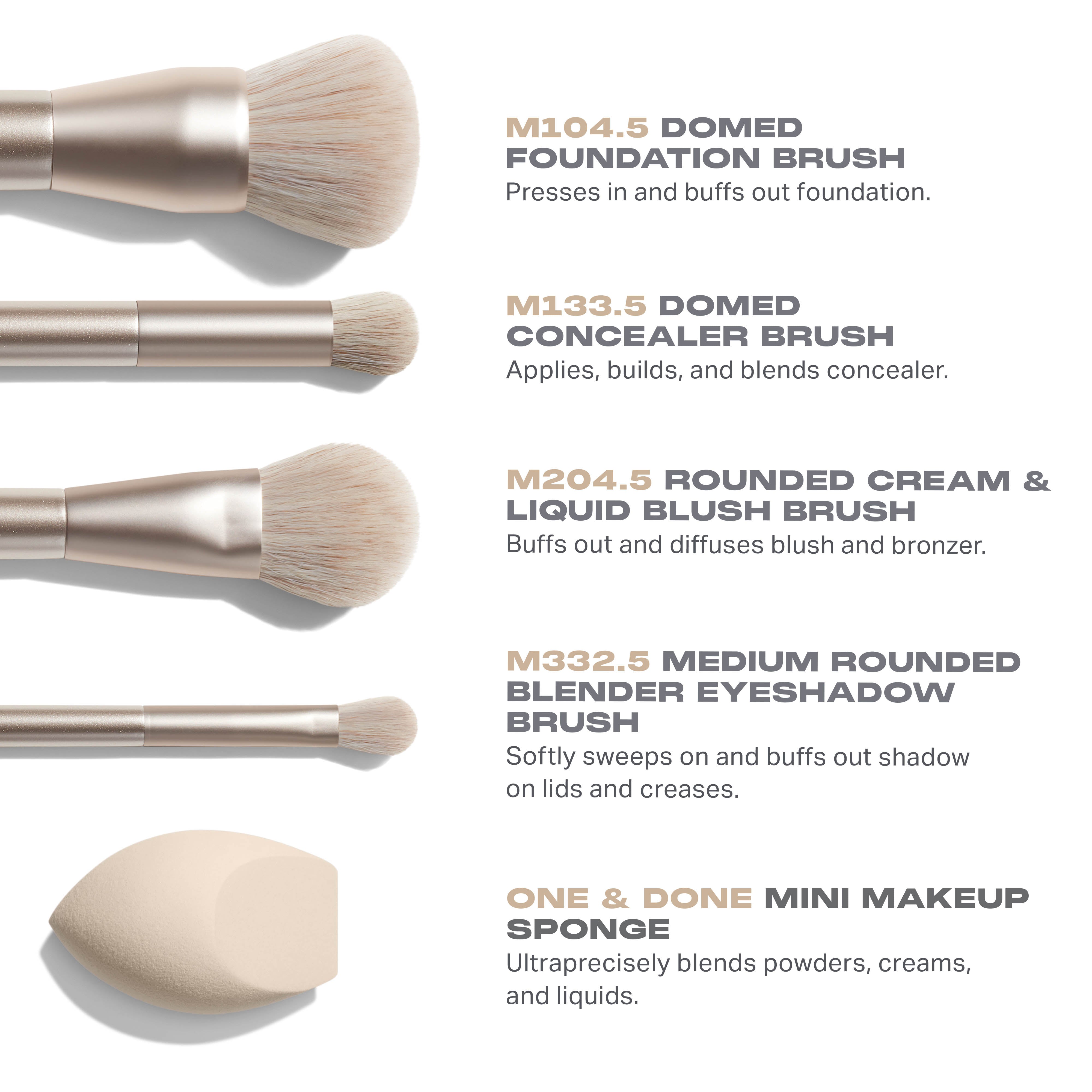 Riches Come True 5-Piece Brush & Tool Set – Morphe US