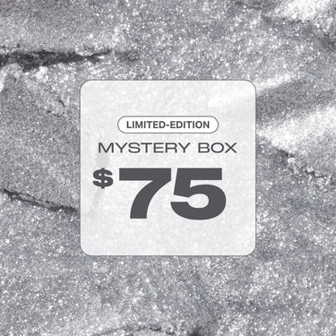 Morphe Mystery Box $75 open, showing formula and applicator. | Mystery Box $75