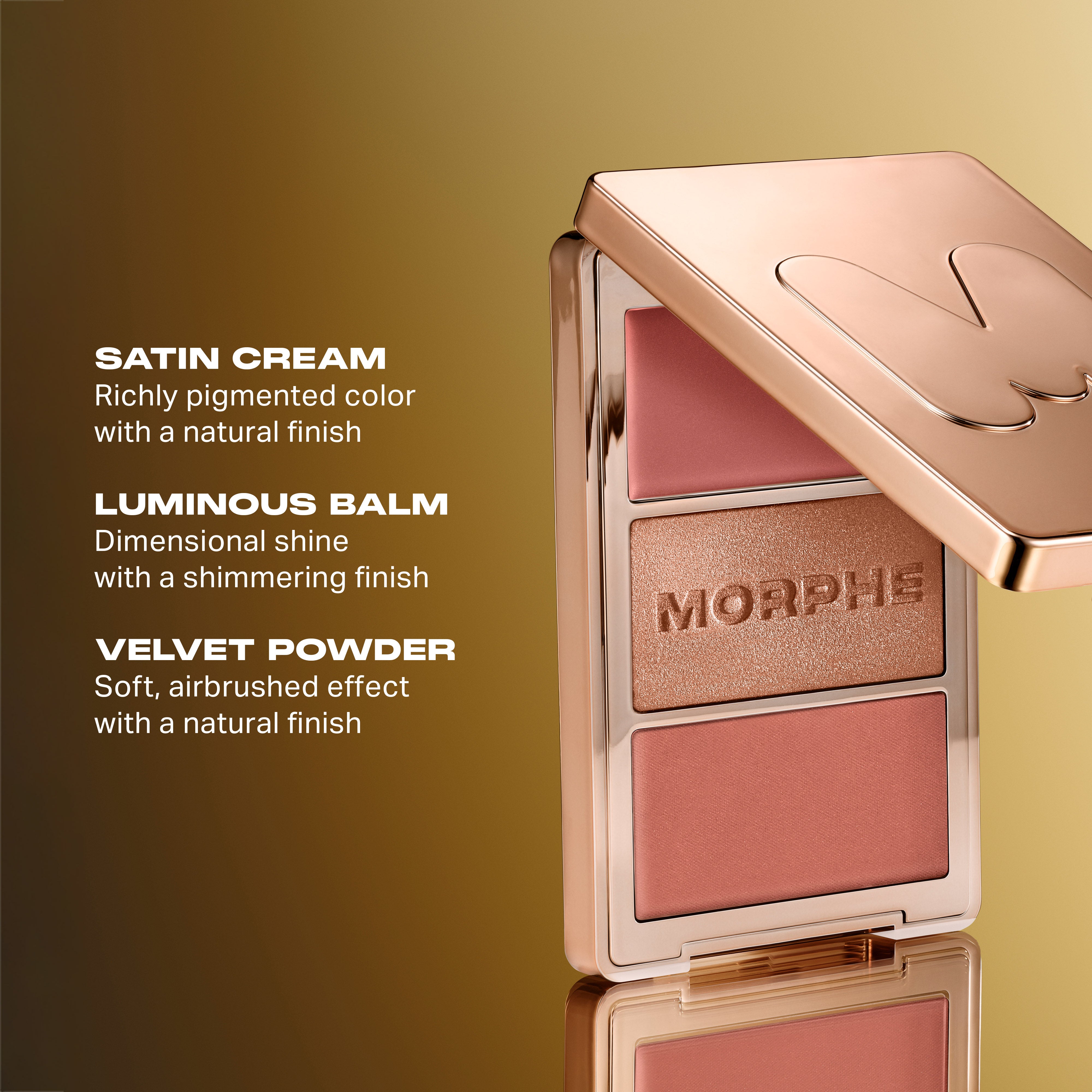 Cheek Thrills Multi-Finish Face Trio - Yacht Day – Morphe US