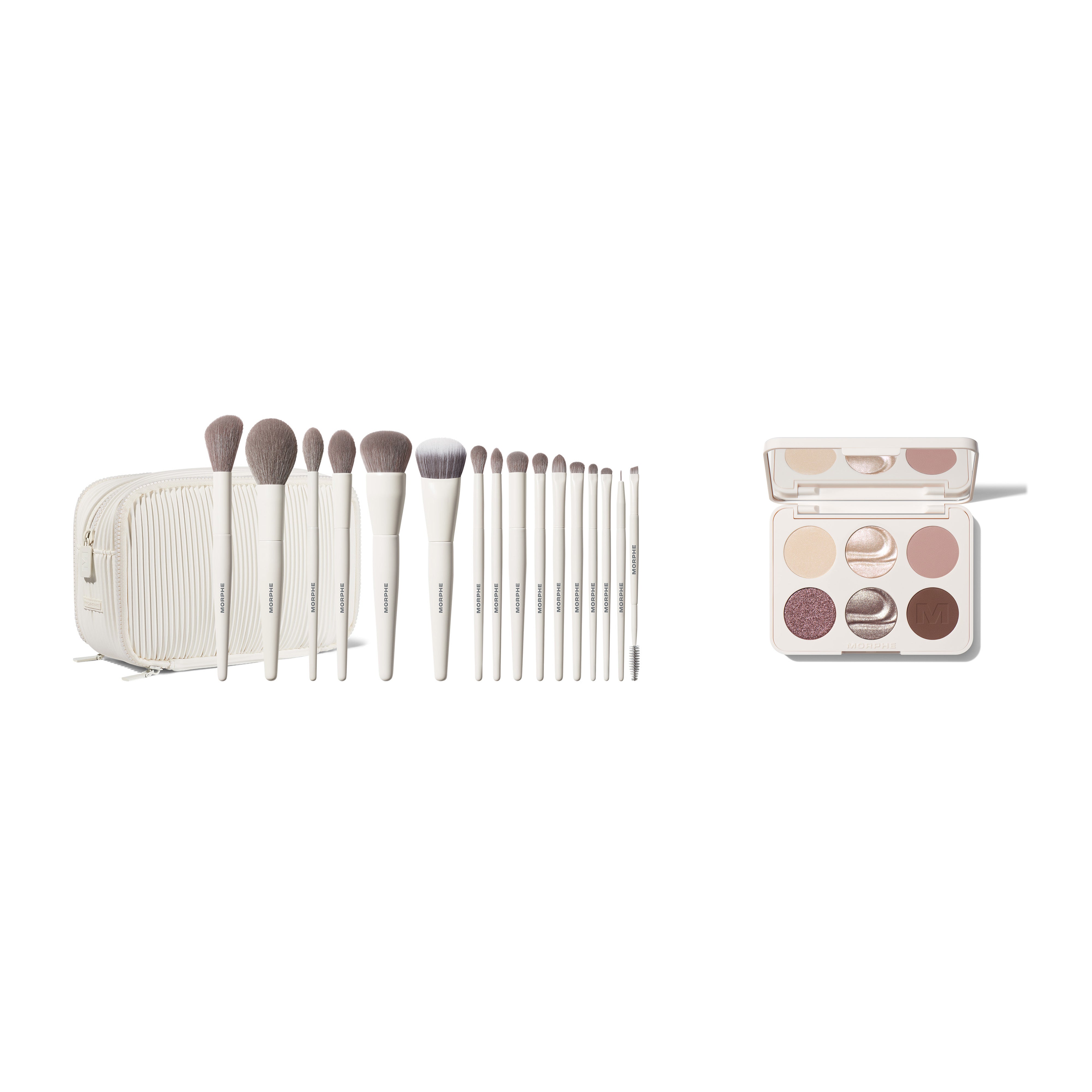 Ready Set Pro Brush Set + Eyeshadow Palette – Morphe US