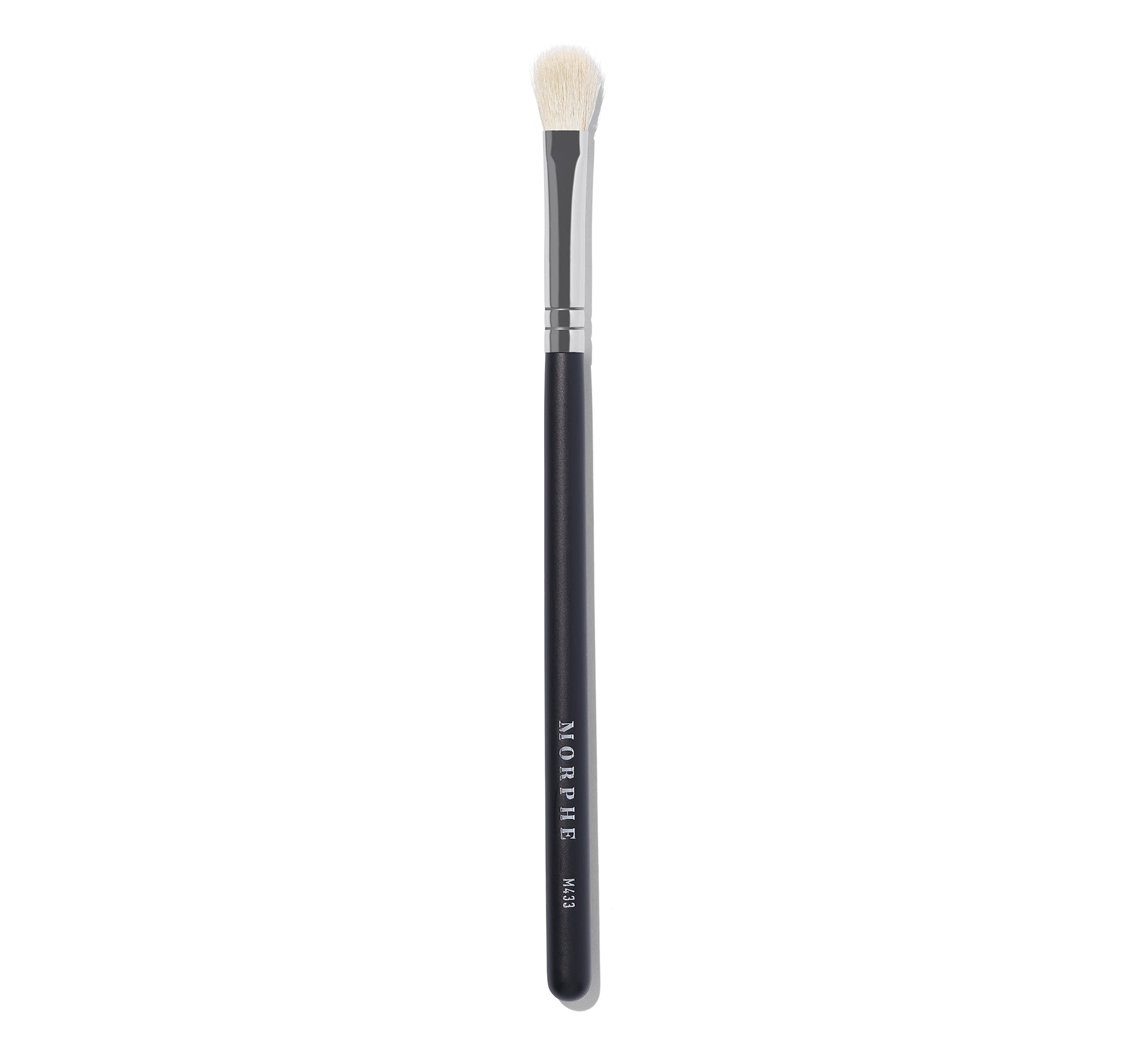 Morphe M433 Pro Firm Blending Fluff Brush for seamless eyeshadow blending on Beauty Chic Avenue.