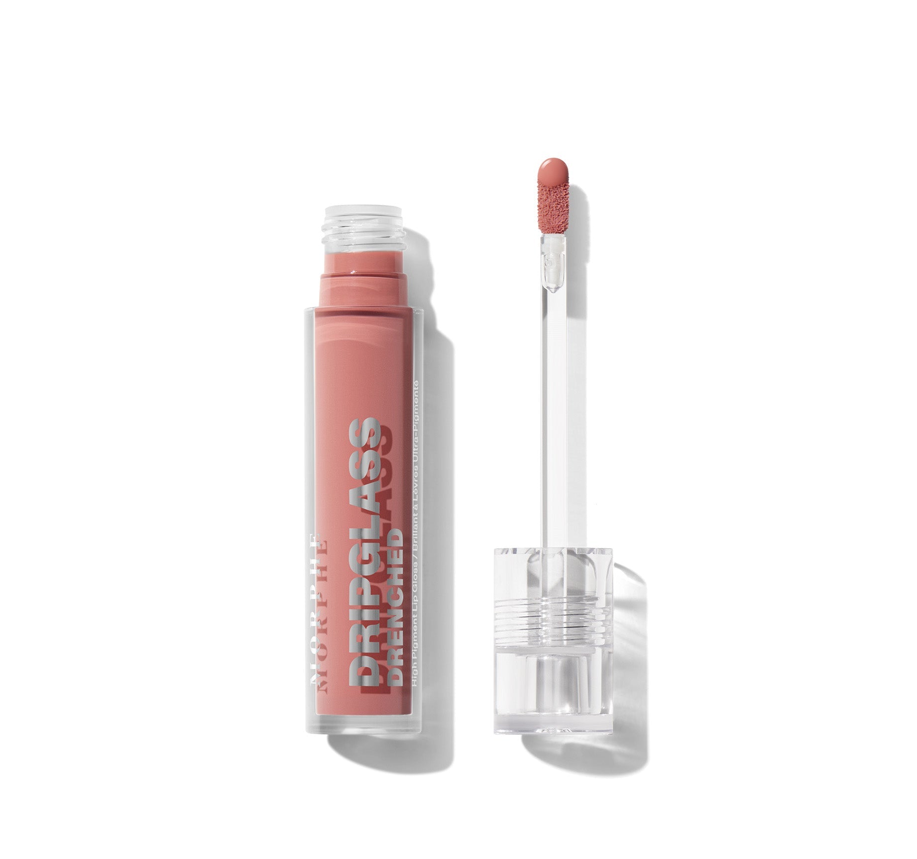 Morphe Dripglass Drenched High Pigment Lip Gloss - Wet Peach