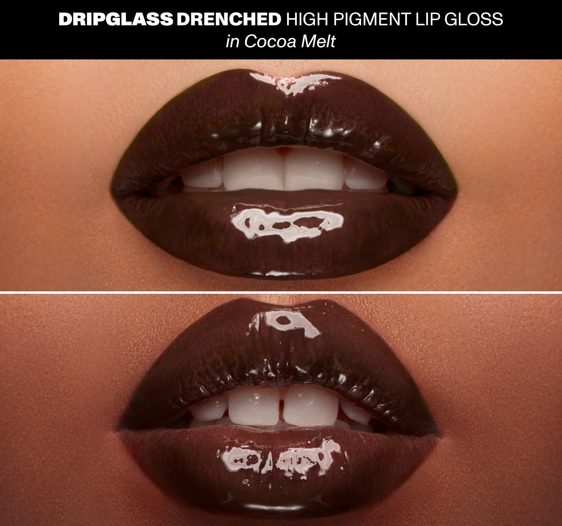 Dripglass Drenched High Pigment Lip Gloss - Cocoa Melt - Image 3