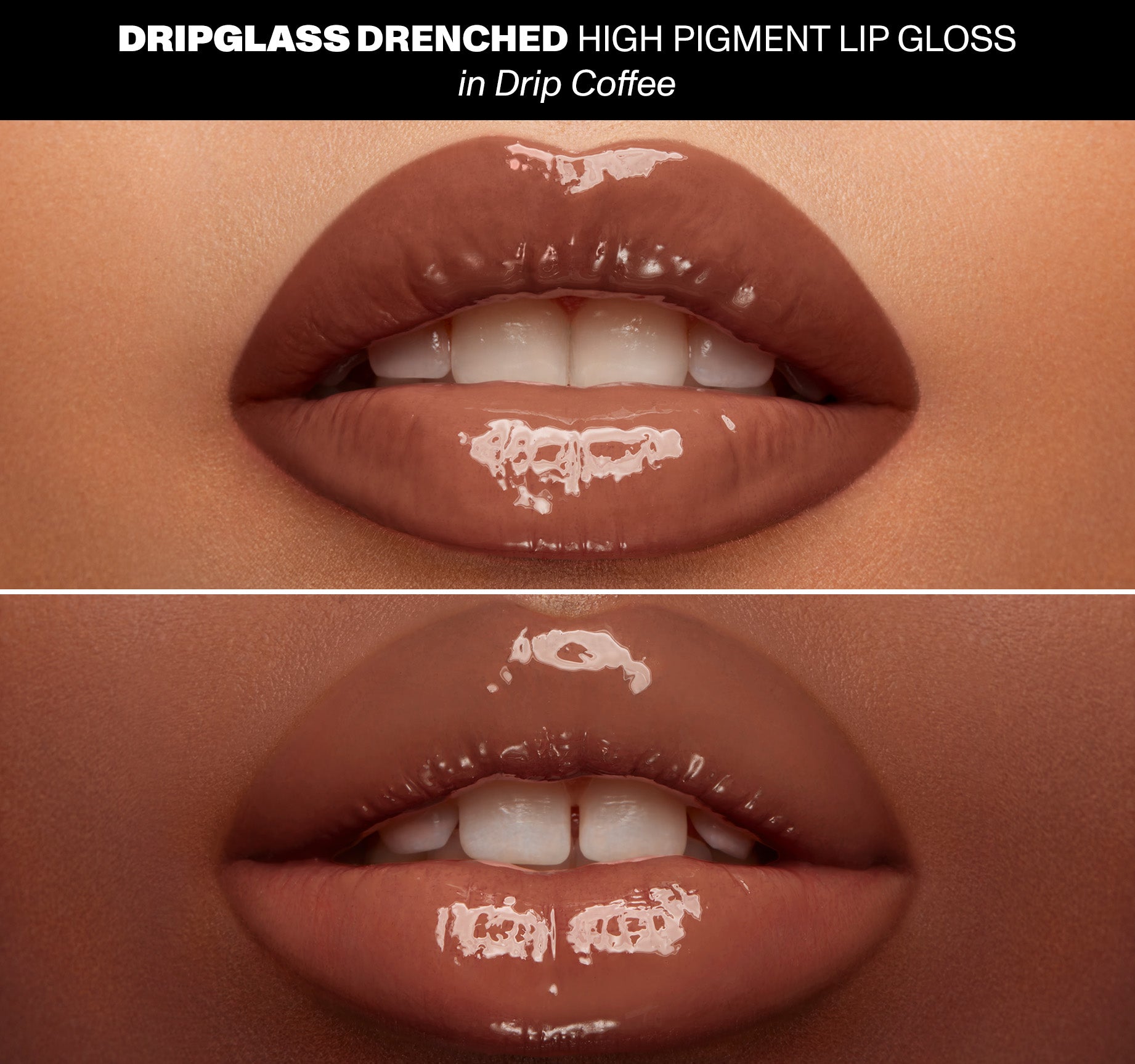 Dripglass Drenched High Pigment Lip Gloss - Drip Coffee - Image 3